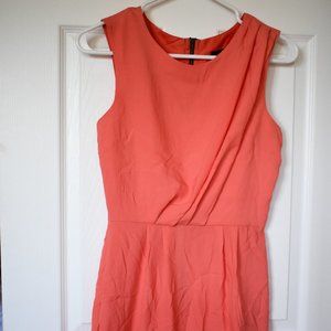 Topshop Peachy Pink Wrap Mini Dress Size 2